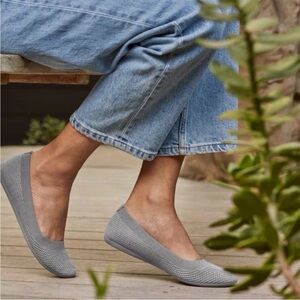 Soft Breathable One-of-a-kind Allbirds Ballet Knit Flats | Natural Materials